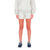 Short New Balance French Terry de Mujer - WS41500AHH Gris Claro