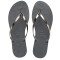 Sandalia de Mujer Havaianas You Metalic Gris - Metalizado