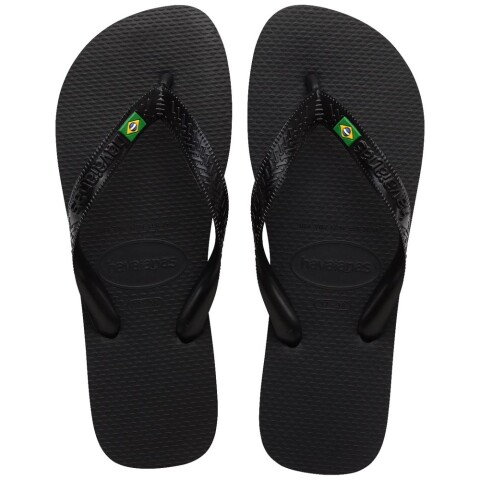 Sandalias Havaianas Brasil Unisex Negro
