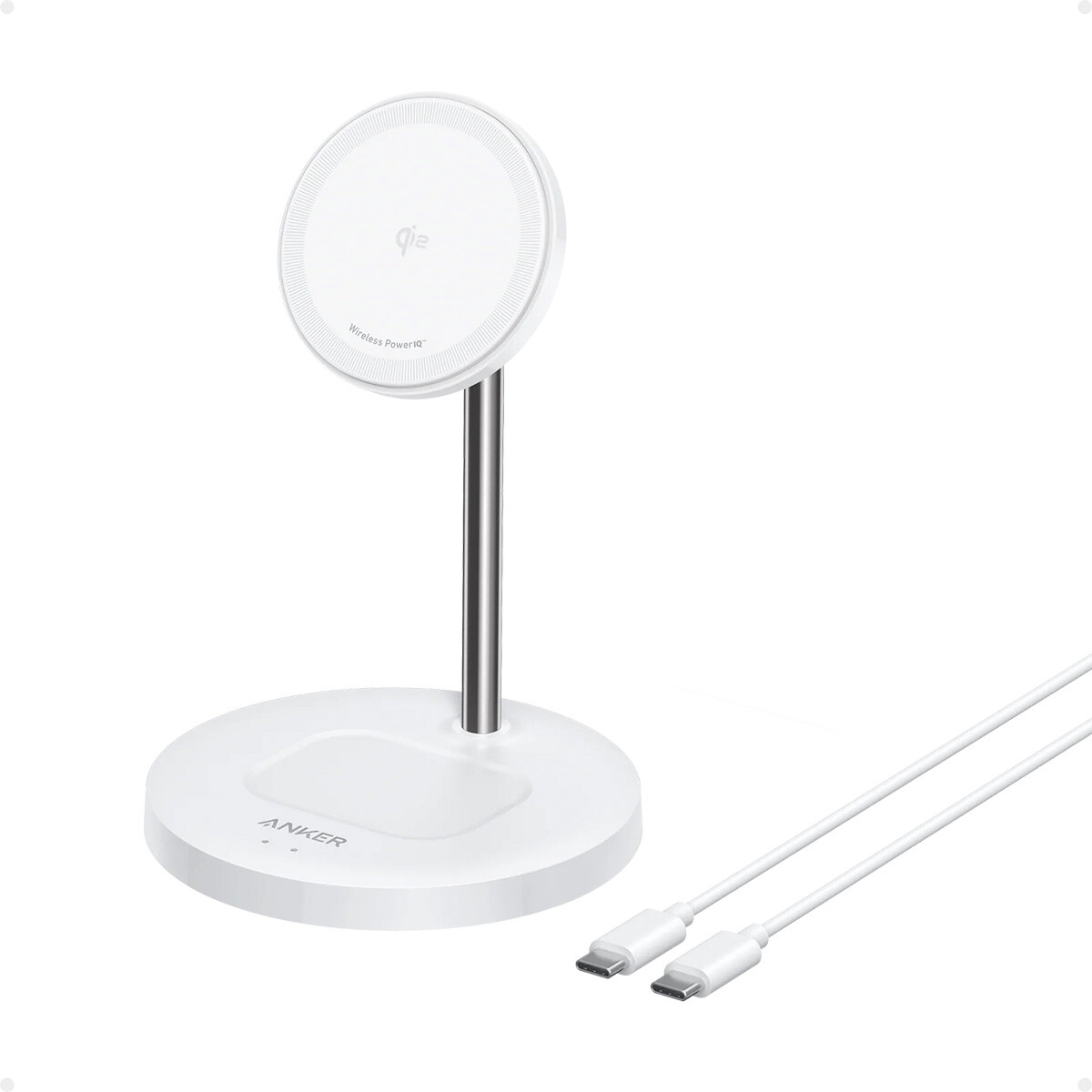 Cargador Inalámbrico Anker MagGo 2 en 1 White 