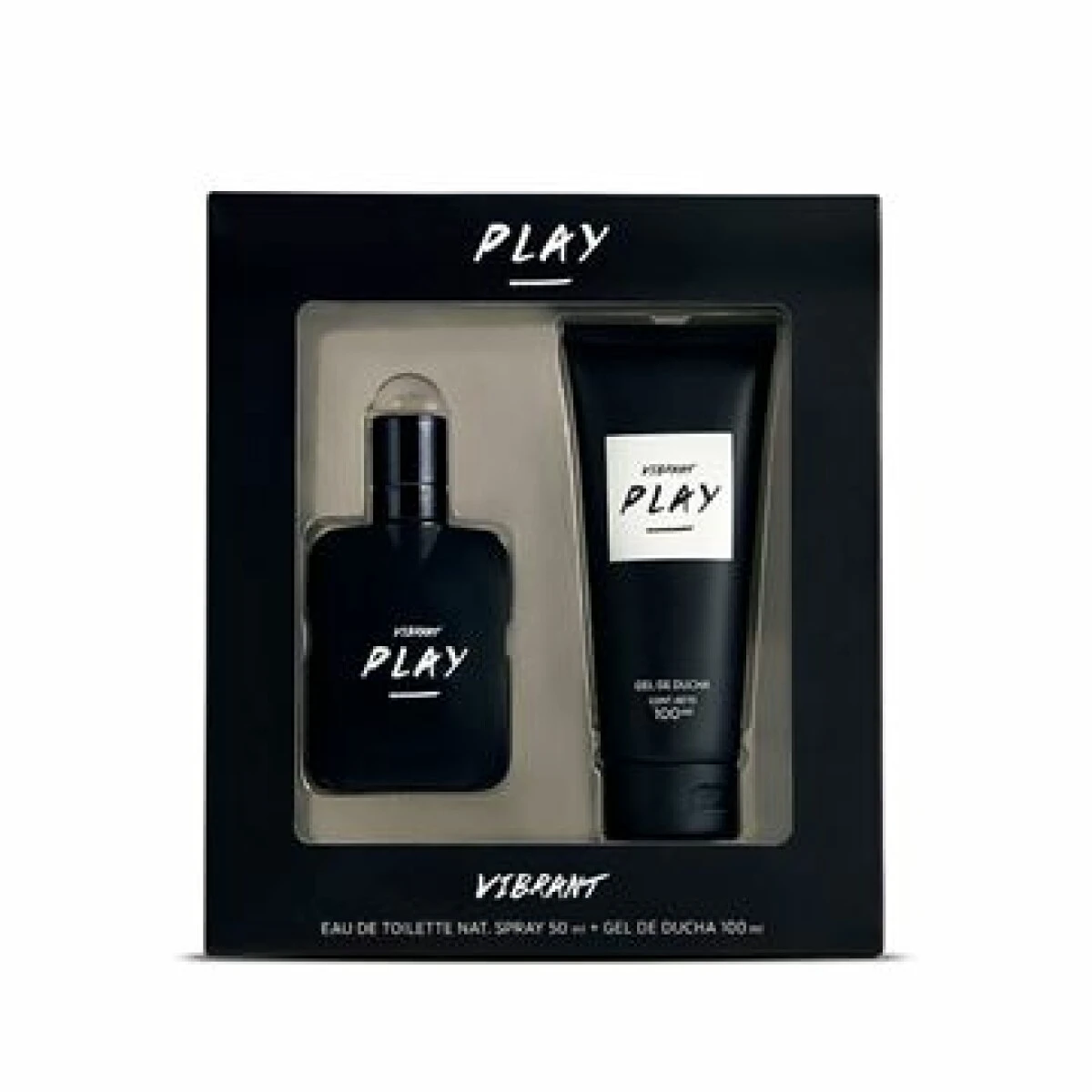 Set Vibrant Play Perfume Edt + Gel Ducha Men 