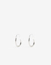 Aros Argollas Metal Aros Argollas Metal - Plateado Rodio
