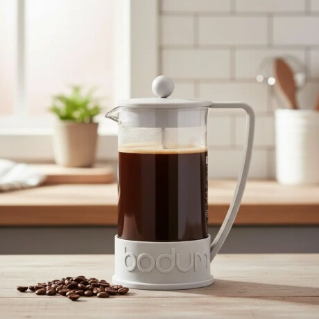 Cafetera Prensa Francesa Bodum Portátil de 1 Lt Blanco