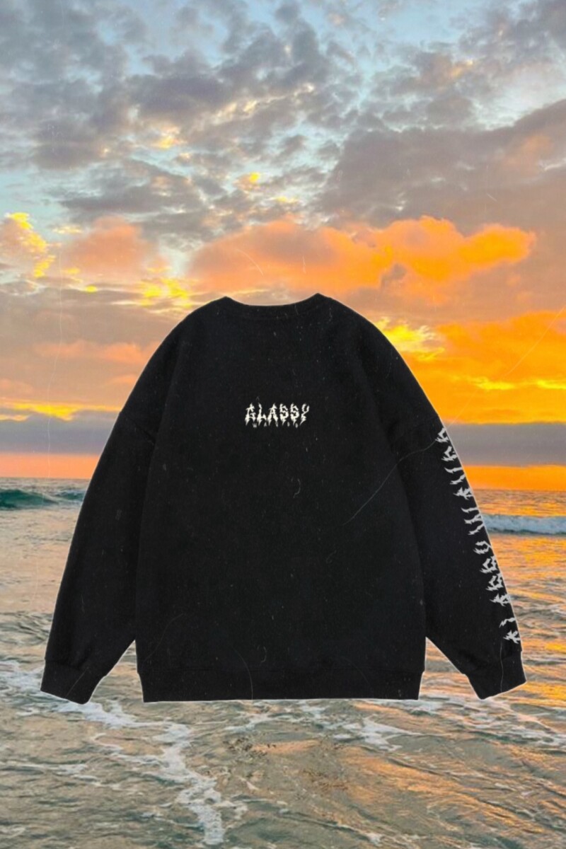 Buzo Flaming / Negro Wash U