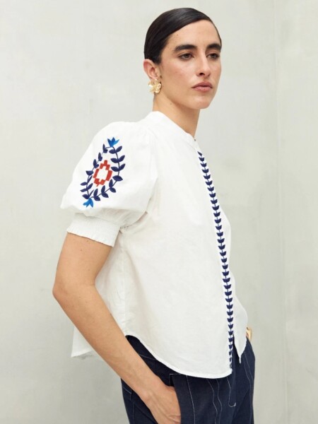 CAMISA D.CASSIN AZTECA BLANCO