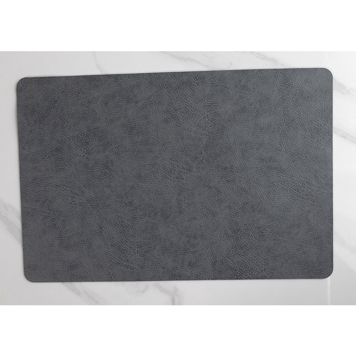 INDIVIDUAL PVC SIMIL CUERO 45x30CM GRIS OSCURO 