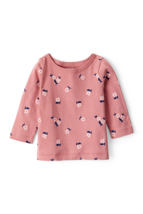 Set tres piezas, jumper jean, remera floral y medias Set tres piezas, jumper jean, remera floral y medias