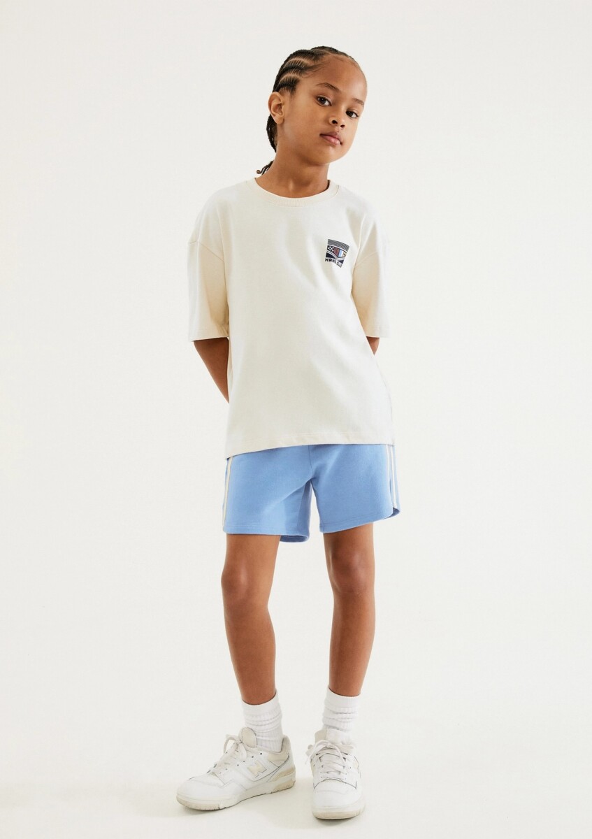 CONJUNTO INFANTIL CON ESTAMPA - AZUL 