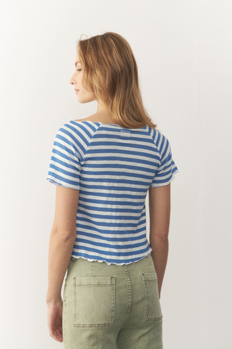 REMERA MARAIS Azul Regata