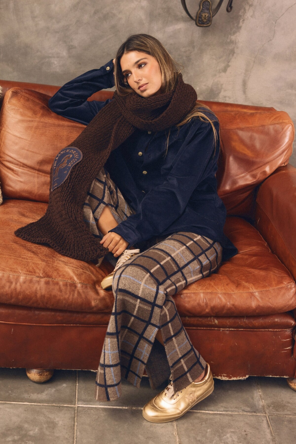 Charrúa Shirt Pana Azul Marino