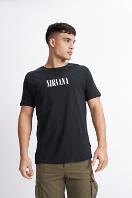 REMERA NIRVANA NEGRO