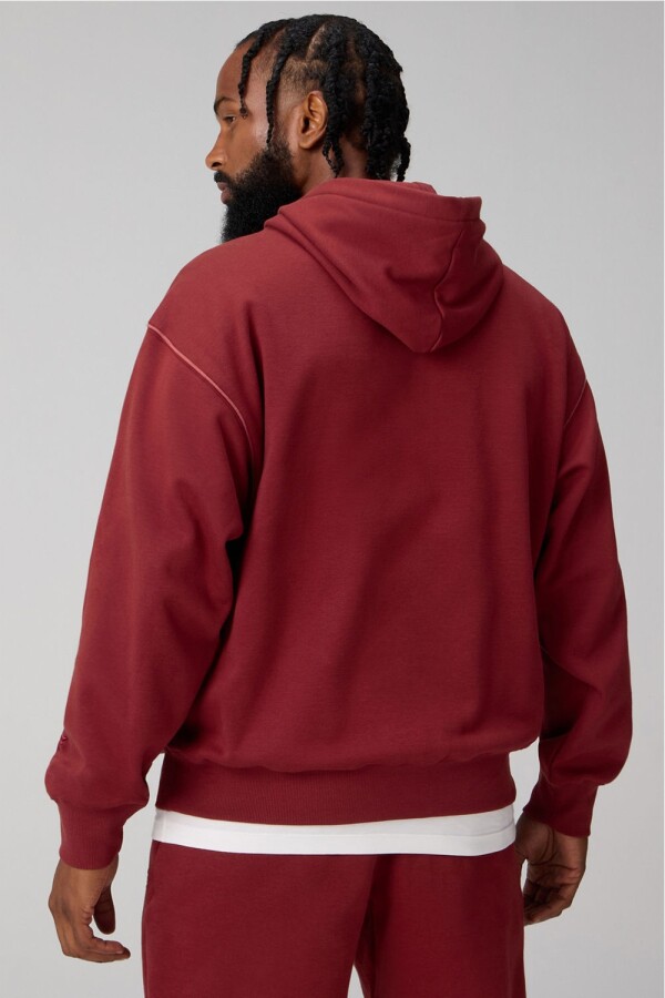 Polera The Go-To Oversized Hoodie Brand Dna Hombre Spice/Sienna Dusk