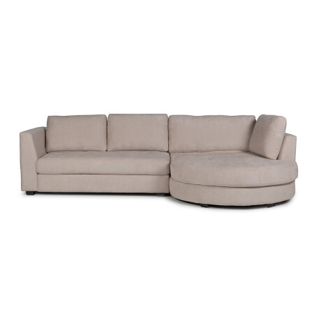 Rinconera Lotus - Tela Microfibra - Chaise Derecho 12072 (Beige)