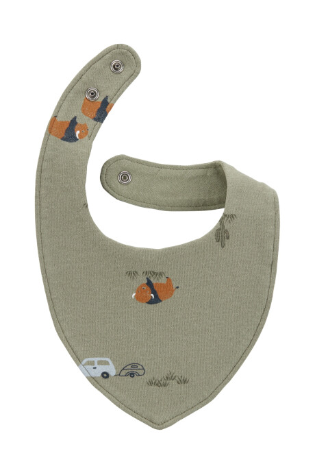 Pack tres baberos de algodón tipo bandana Sin color