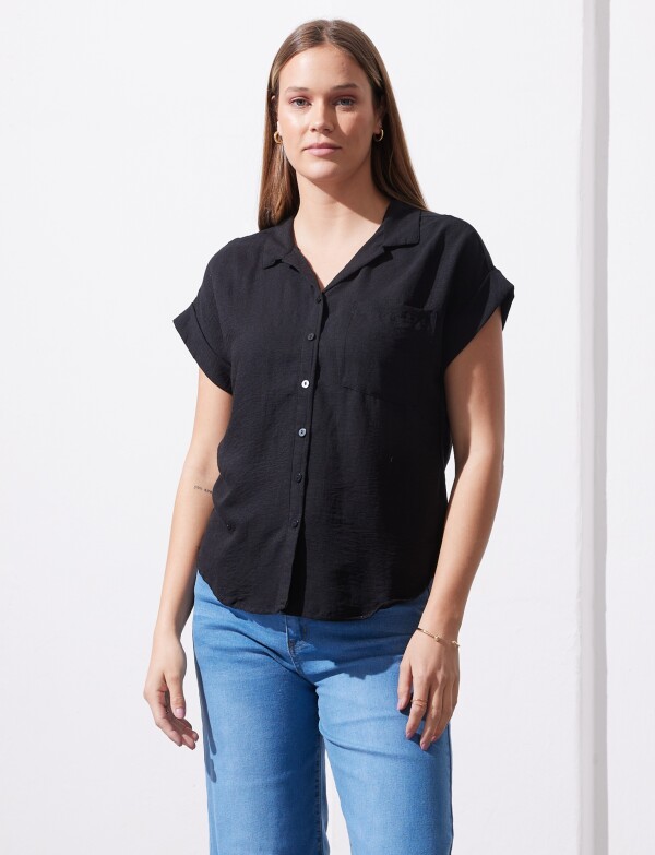 Camisa Bolsillo NEGRO