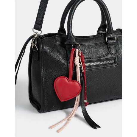 Cartera City Con Charm Negro