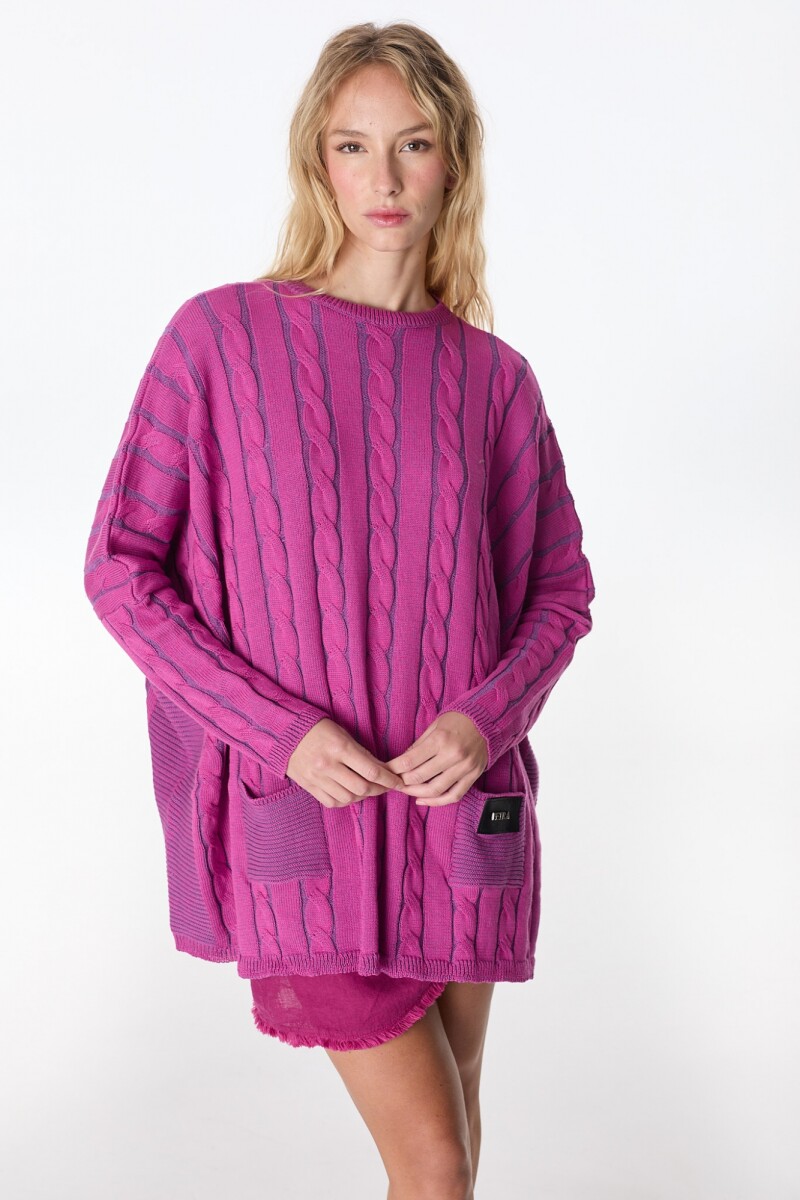 Sweater Oceano Fucsia