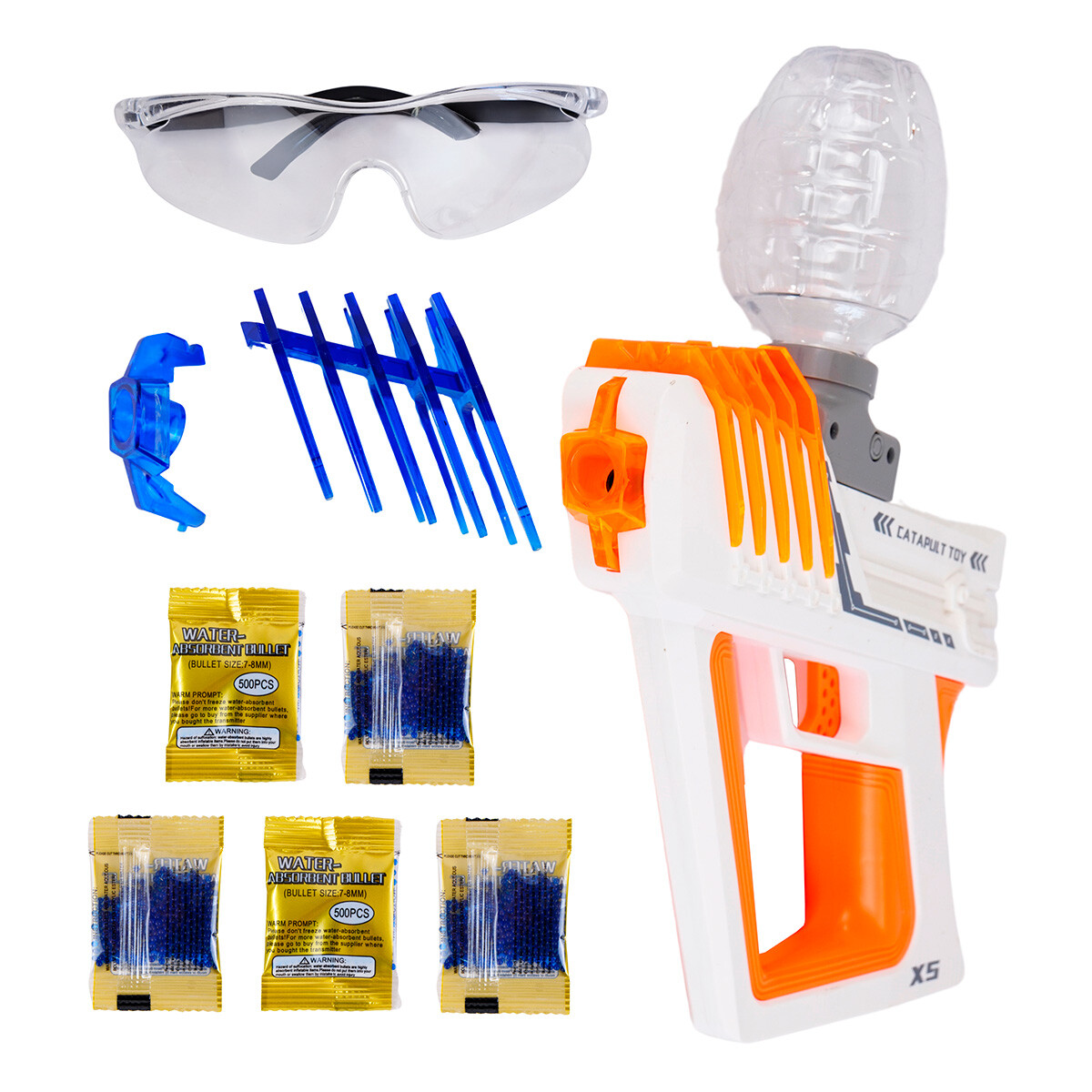 Pistola gel con lentes 
