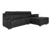 Sofá Albany - 3 cuerpos Negro - Chaise izquierdo