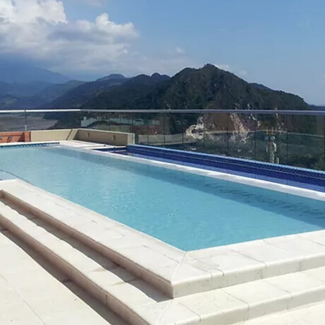 Borde Piscina Atermico Crema Tipo Cemento 40X40Cm GAMAS DE GRIS