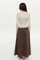Falda Naja Marron