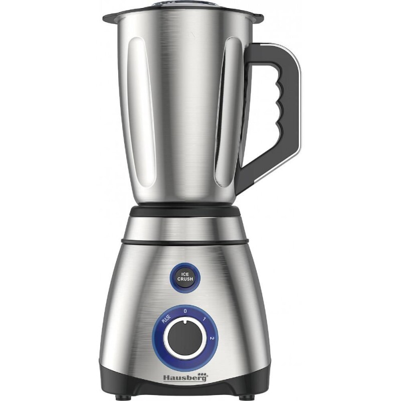 Licuadora Inox 1.2 Lts. 600 W Pica Hielo Hausberg HB-7763 Licuadora Inox 1.2 Lts. 600 W Pica Hielo Hausberg HB-7763