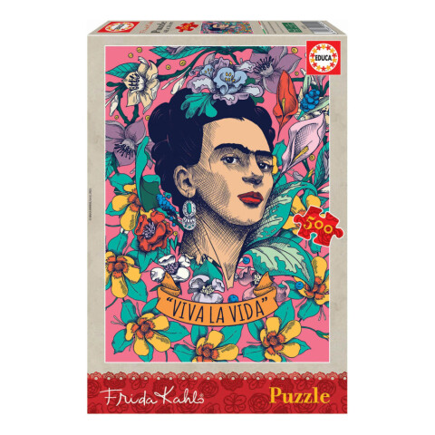Rompecabeza Puzzle Frida Kahlo 500 Piezas Educa Viva La Vida Rompecabeza Puzzle Frida Kahlo 500 Piezas Educa Viva La Vida