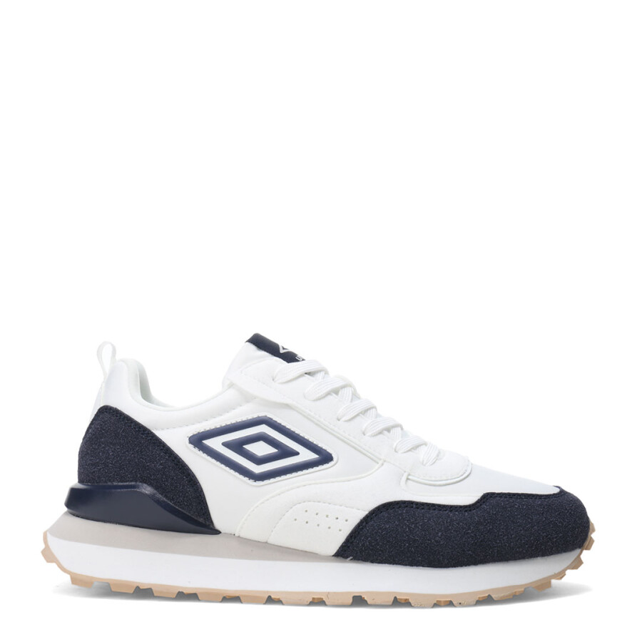 Championes de Hombre Umbro Venturi Blanco - Azul Marino