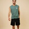 Musculosa Hombre Alg.C/Estam.E/Espal. Rusty Verde Oscuro
