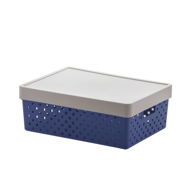ORGANIZADOR QUADRATTA C/T 39X29X14 AZUL ORGANIZADOR QUADRATTA C/T 39X29X14 AZUL