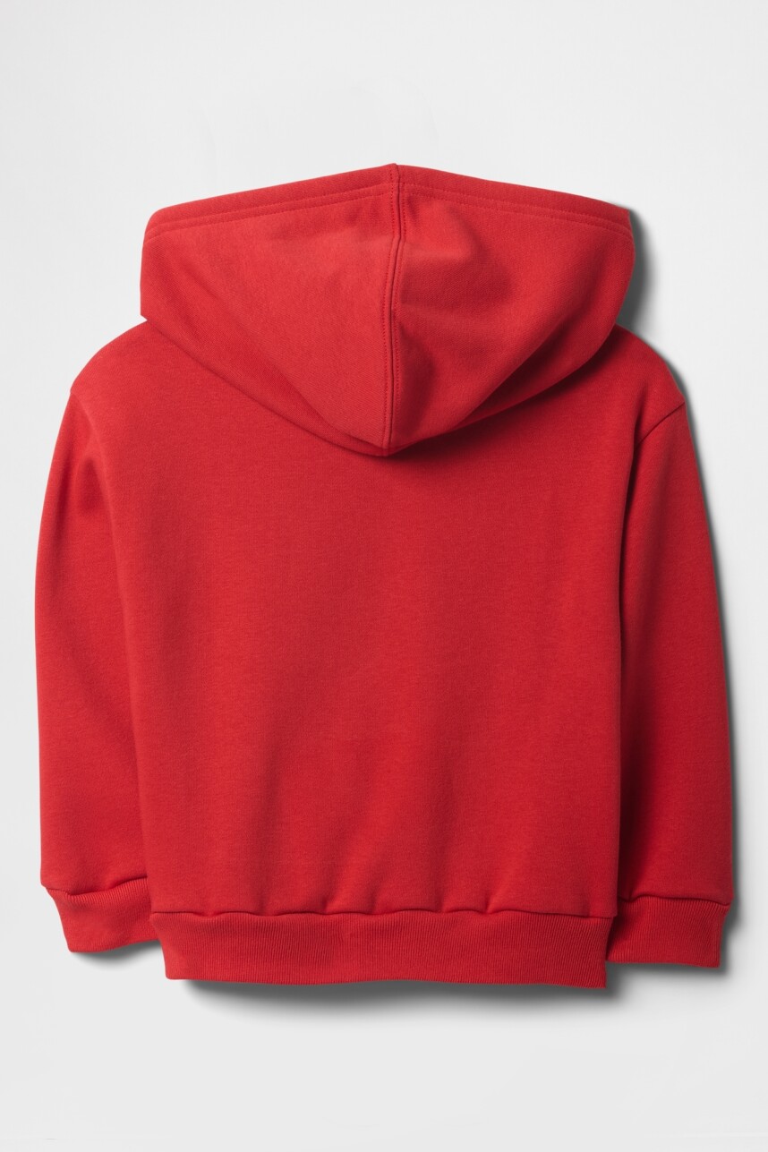 Buzo Canguro Logo Gap Toddler Niño Modern Red