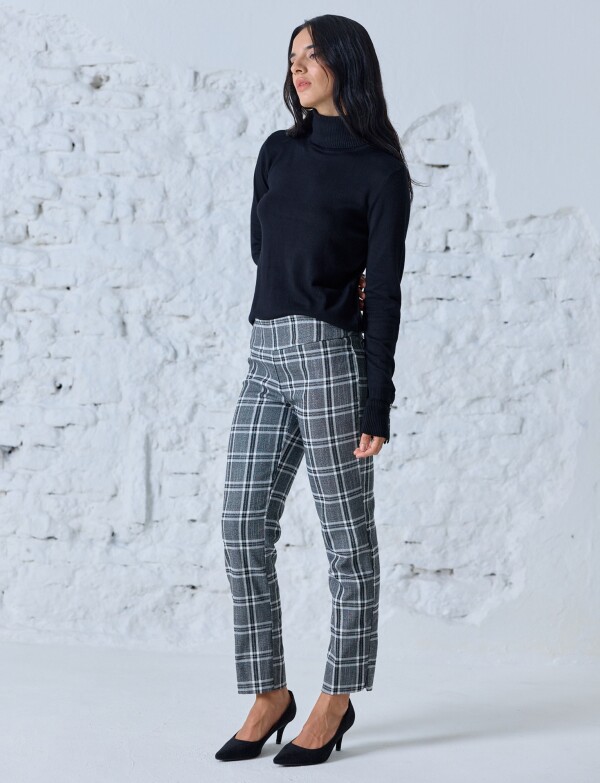 Pantalon Lurex NEGRO/BLANCO