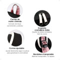 Mochila Estilo Coreano Kawaii Impermeable Notebook y USB Negro