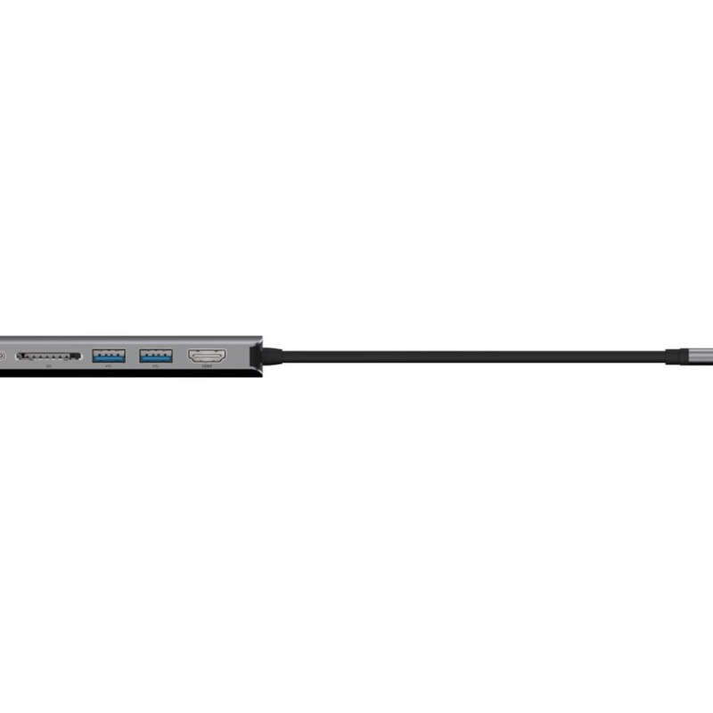 Belkin CONNECT USB-C 6-in-1 Multiport Adapter - Estación de conexión - USB-C - HDMI - 1GbE Belkin CONNECT USB-C 6-in-1 Multiport Adapter - Estación de conexión - USB-C - HDMI - 1GbE