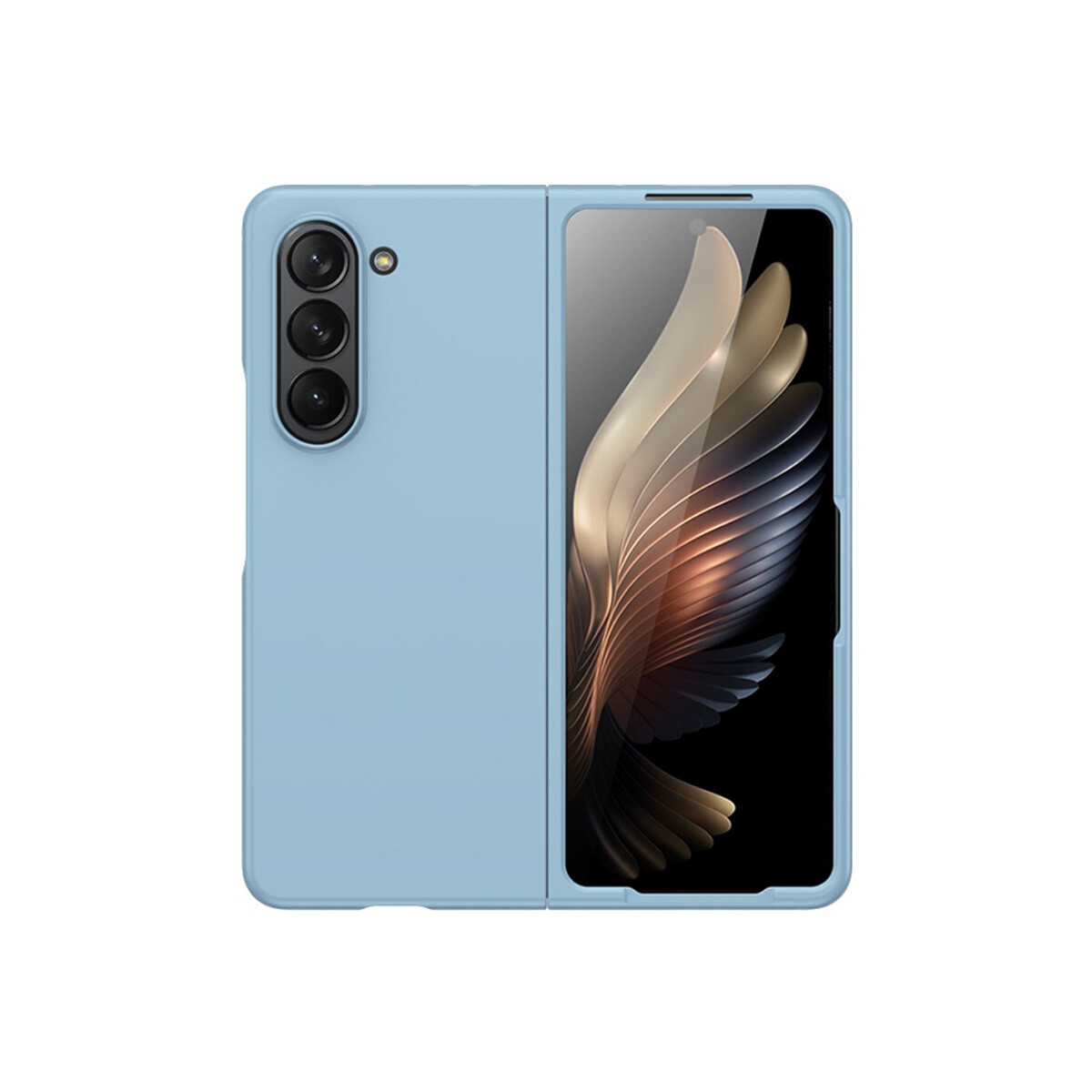 Protector rígido Samsung Galaxy Z Fold5 color celeste 
