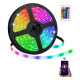 Cinta Led RGB De Colores Con Control 10 Metros Bluetooth Multicolor