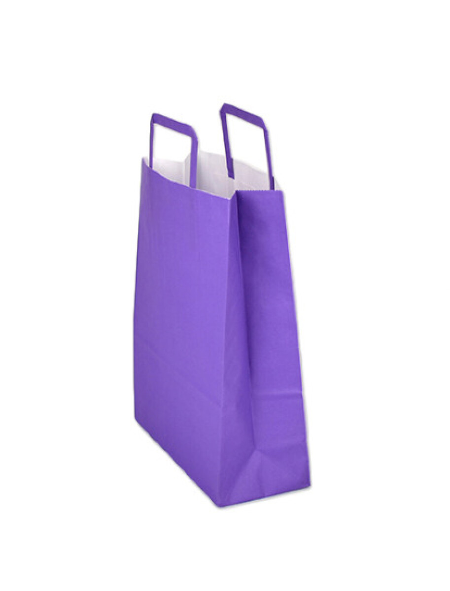 Bolsa lisa acuario 22x10x30 cm - VIOLETA 