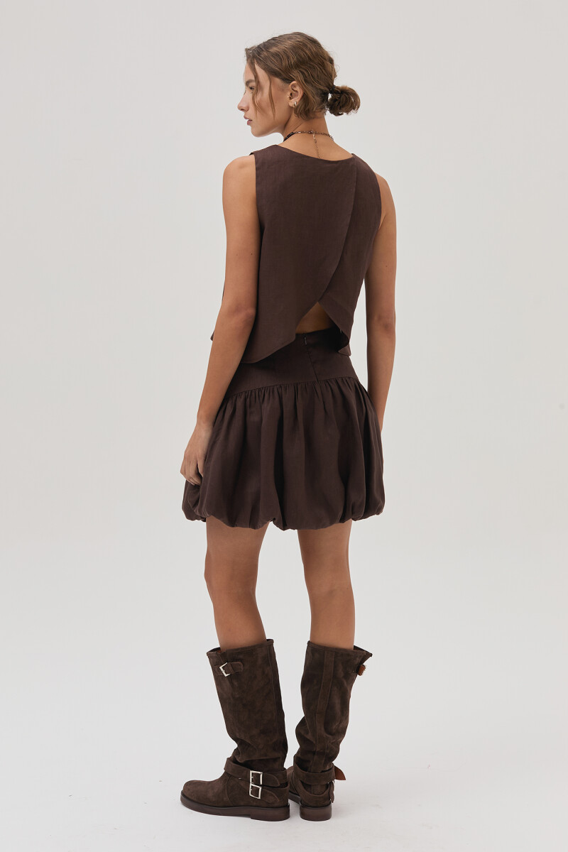 Falda Blair Chocolate