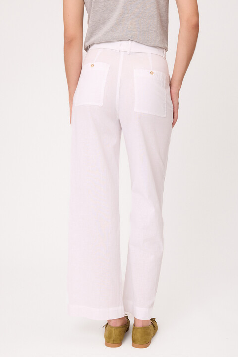 PANTALON MARELA POLANCO Blanco