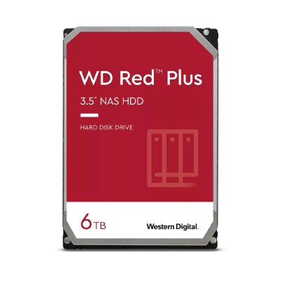 Hdd Wd Red Plus 6tb 3.5" 5400 Rpm 256mb Sata Hdd Wd Red Plus 6tb 3.5" 5400 Rpm 256mb Sata