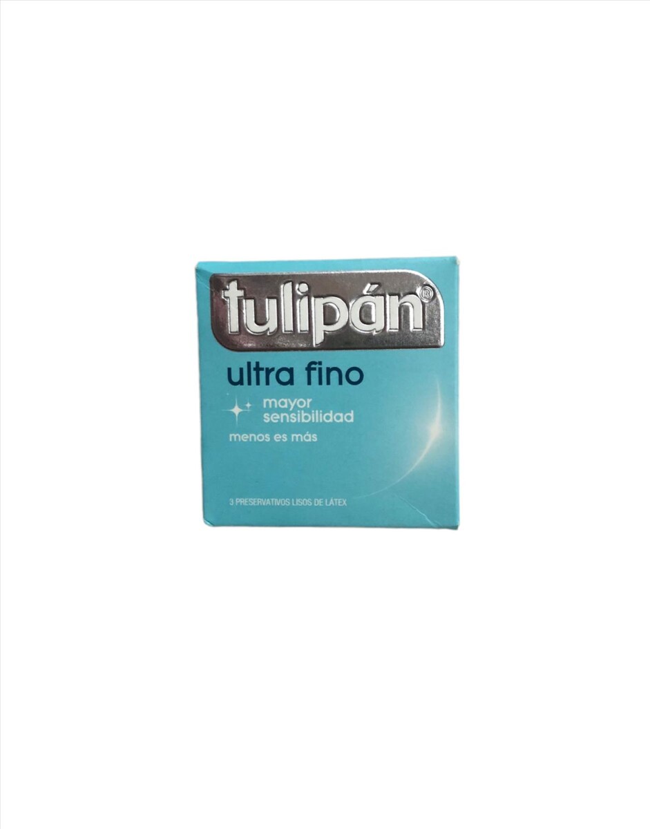 Preservativo Tulipán x 3 - Ultra Finos 