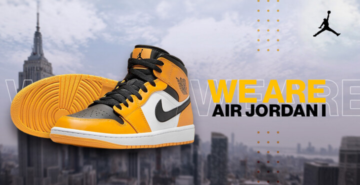 Air Jordan Mid 1 Taxi