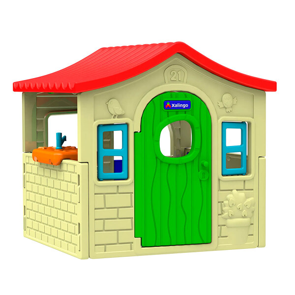 XALINGO CASITA INFANTIL 121x112x126 - ACTUALIZADO Rosado