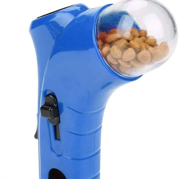 Pistola Lanzador Premios Mascota Perro Gato Interactivo Color Variante Azul