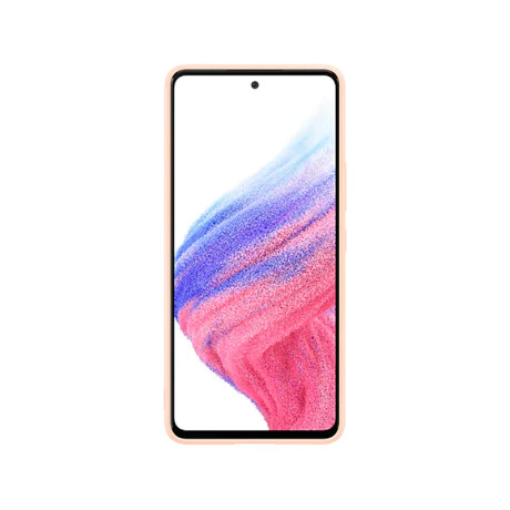 Silicone Cover Galaxy A53 Peach