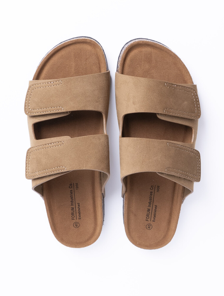 Sandalia Cuero Marruecos Taupe