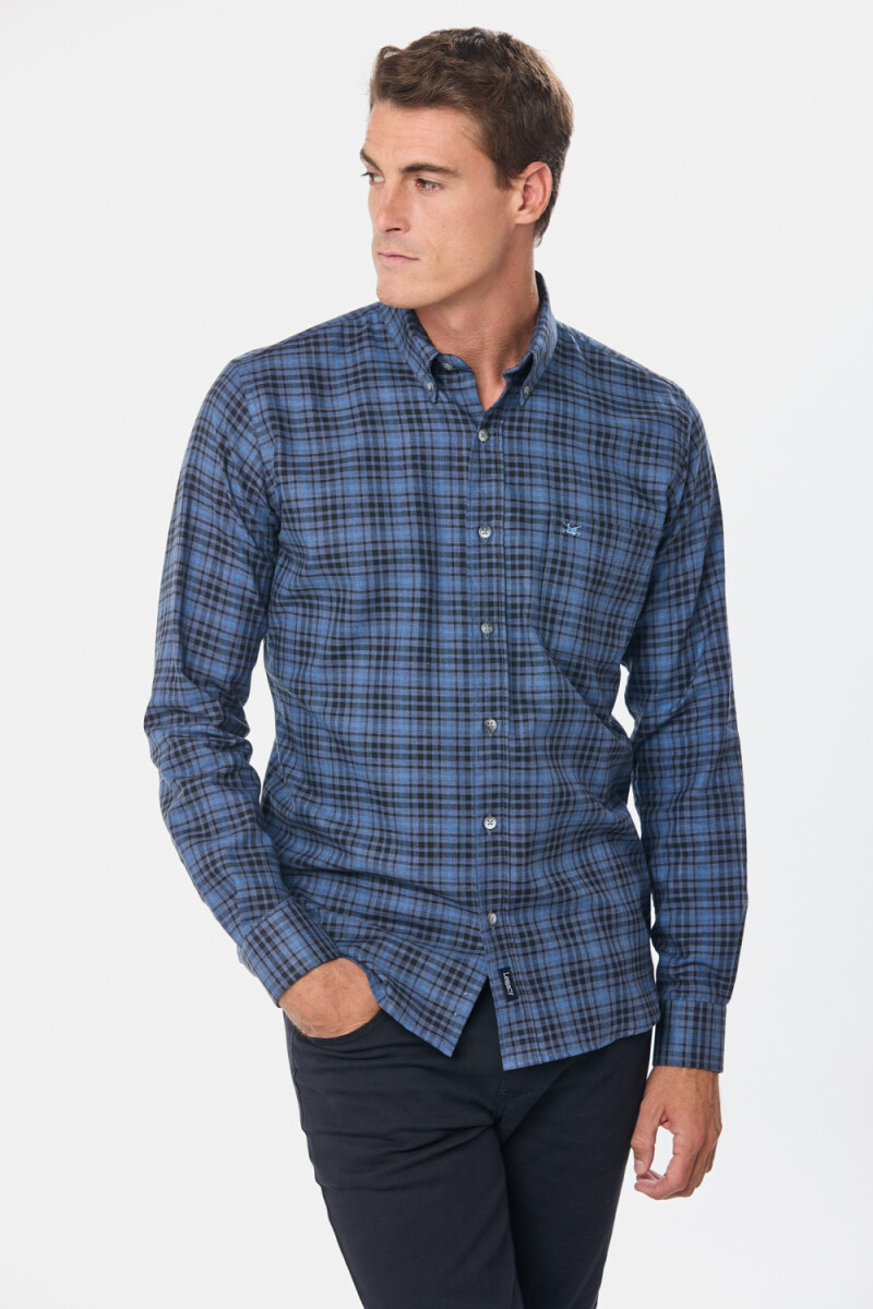 CAMISA DE VIYELA - Azul 