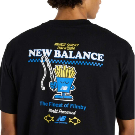 Remera New Balance French Fries Negro