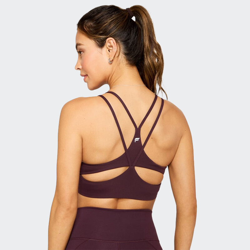 Bra Fabletics Deportivo Principal Low Impact Marrón
