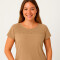Remera Malika Taupe Claro